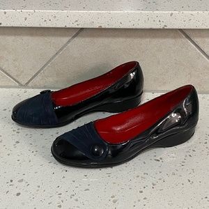 Amalfi by Rangoni Black Patent Flats